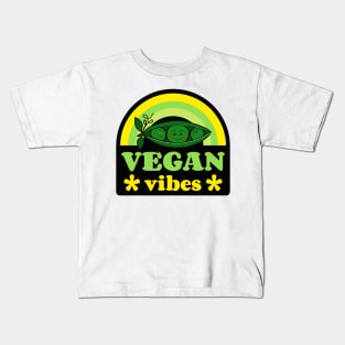 VEGAN Diet Cute Peas Kids T-Shirt